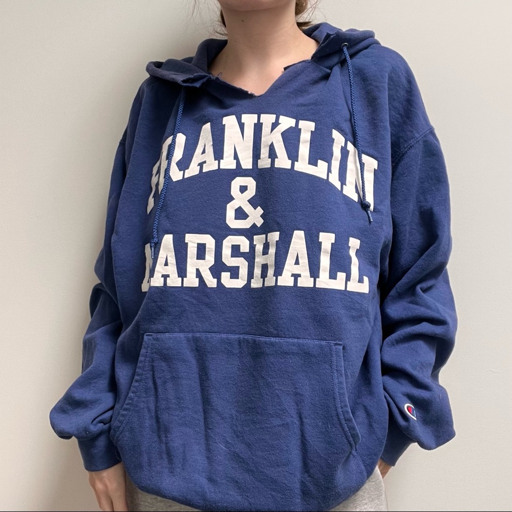 Blue Franklin & Marshall College Sweater